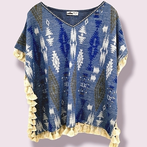 Hollister Tops - Hollister Women's One Size Boho Tribal Blouse